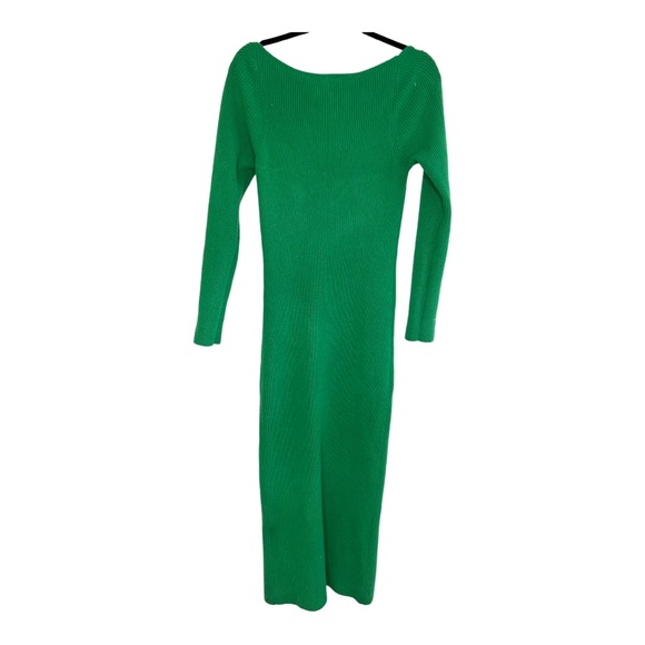 ARCH4 Coco Ribbed Cashmere Midi Dress - Picture 5 of 7